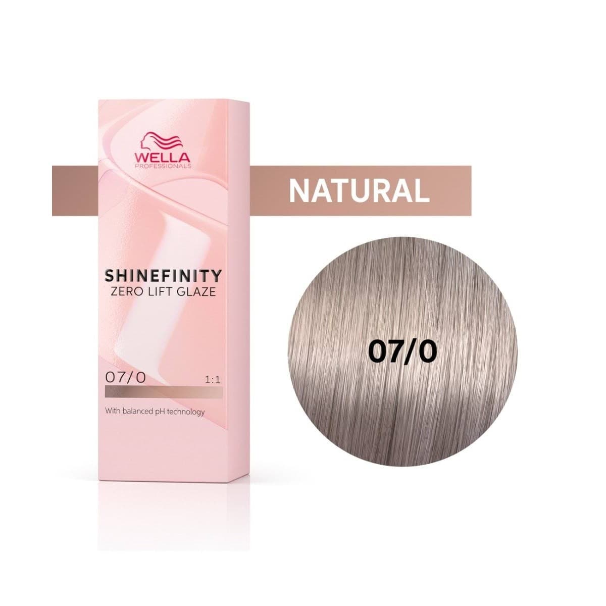 Wella Shinefinity Natural Zero Lift Glaze, farba półtrwała do włosów, 07/0