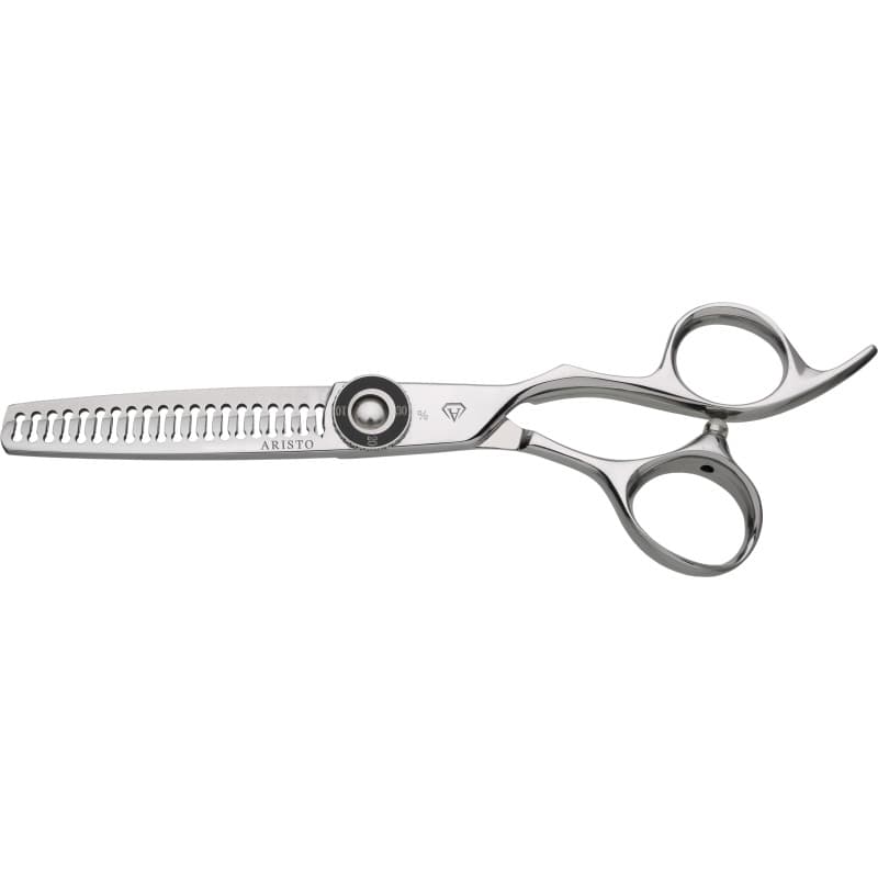AristoCUT Vario-Cut degażówki fryzjerskie offsetowe 6.0", japońska stal, regulacja degażowania, profesjonalne