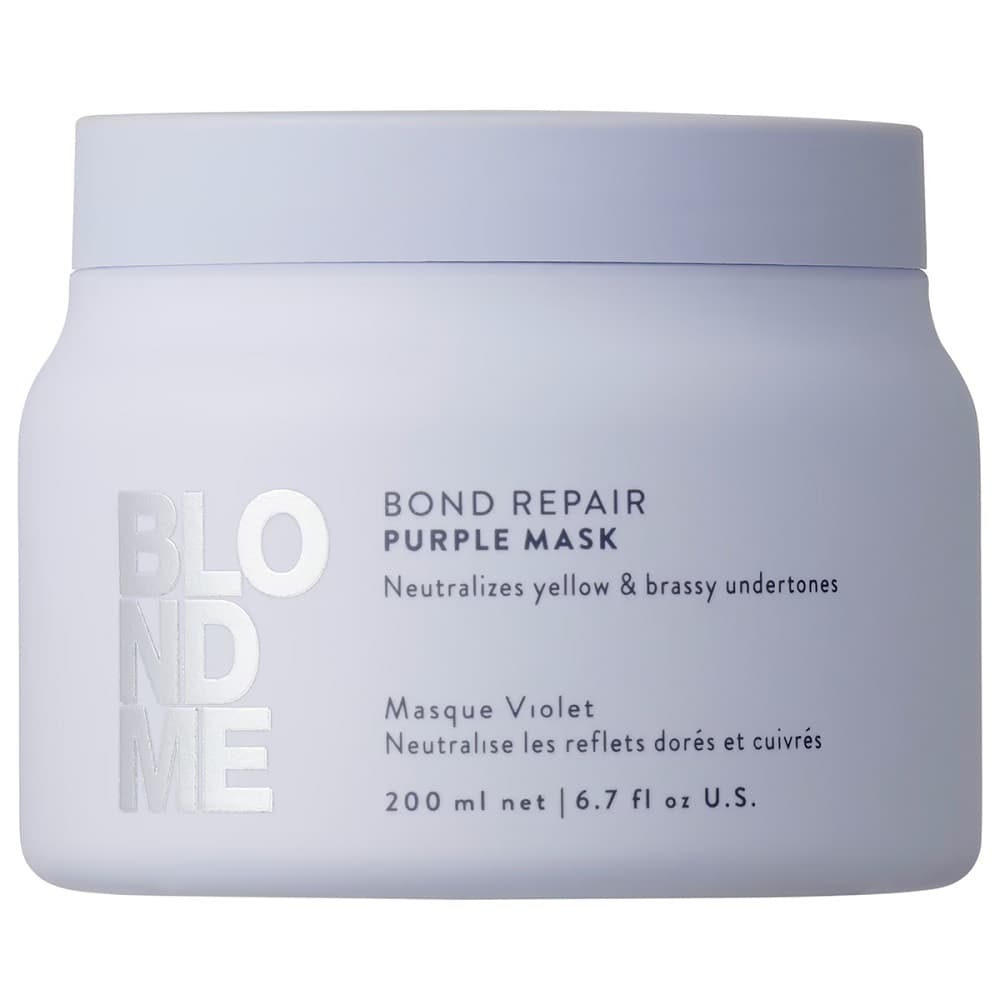 SCHWARZKOPF BLONDME BOND REPAIR PURPLE Neutralizująca maska do włosów siwych i blond
