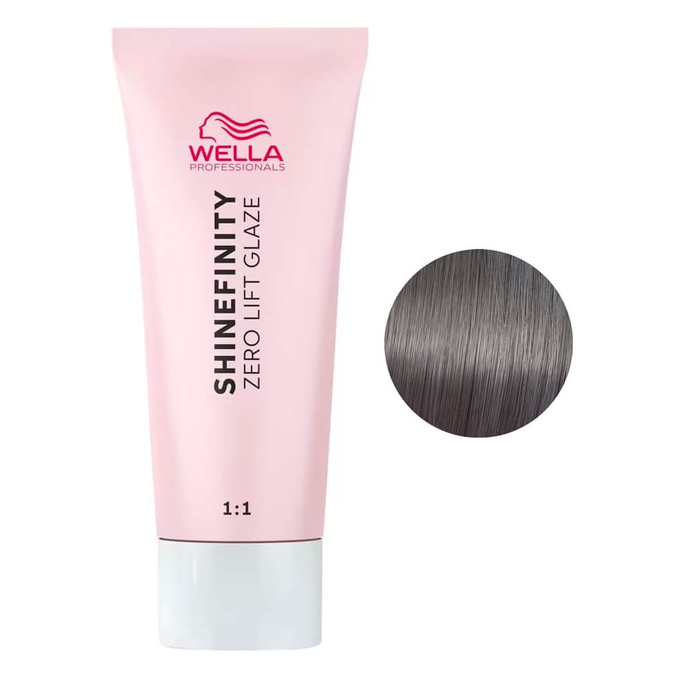 Wella Shinefinity Zero Lift Glaze, farba półtrwała do włosów, 04/12 matte