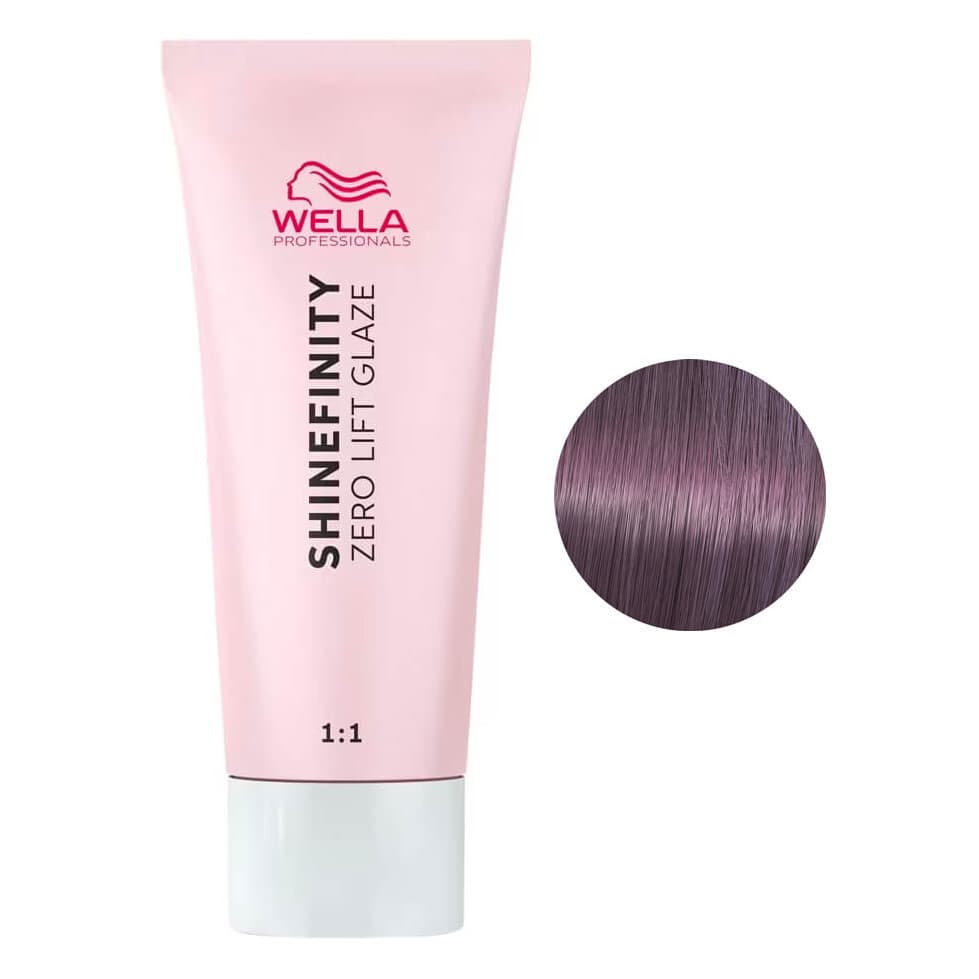 Wella Shinefinity Zero Lift Glaze, farba półtrwała do włosów, 00/66 violet