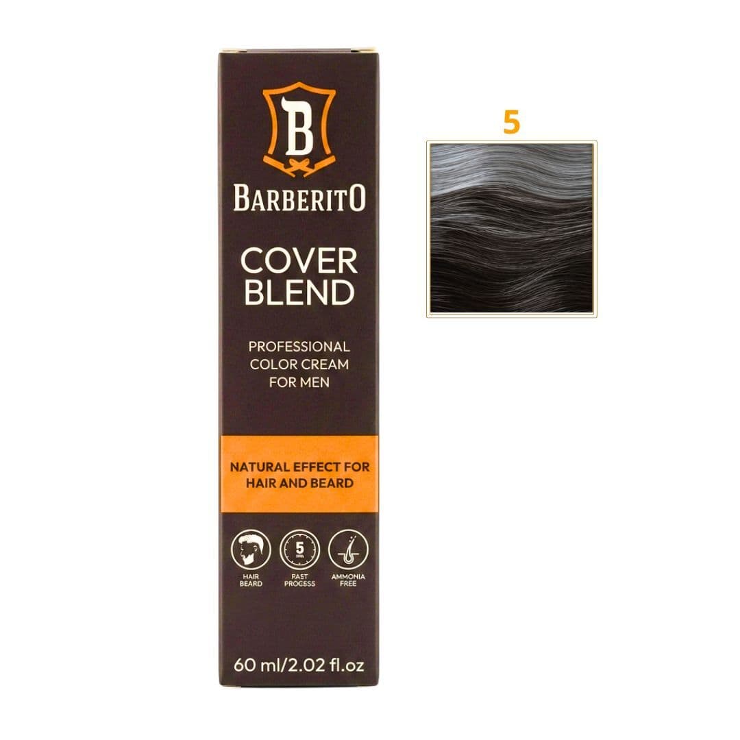 Cover Blend, krem do odsiwiania włosów i brody, 5 Light Brown