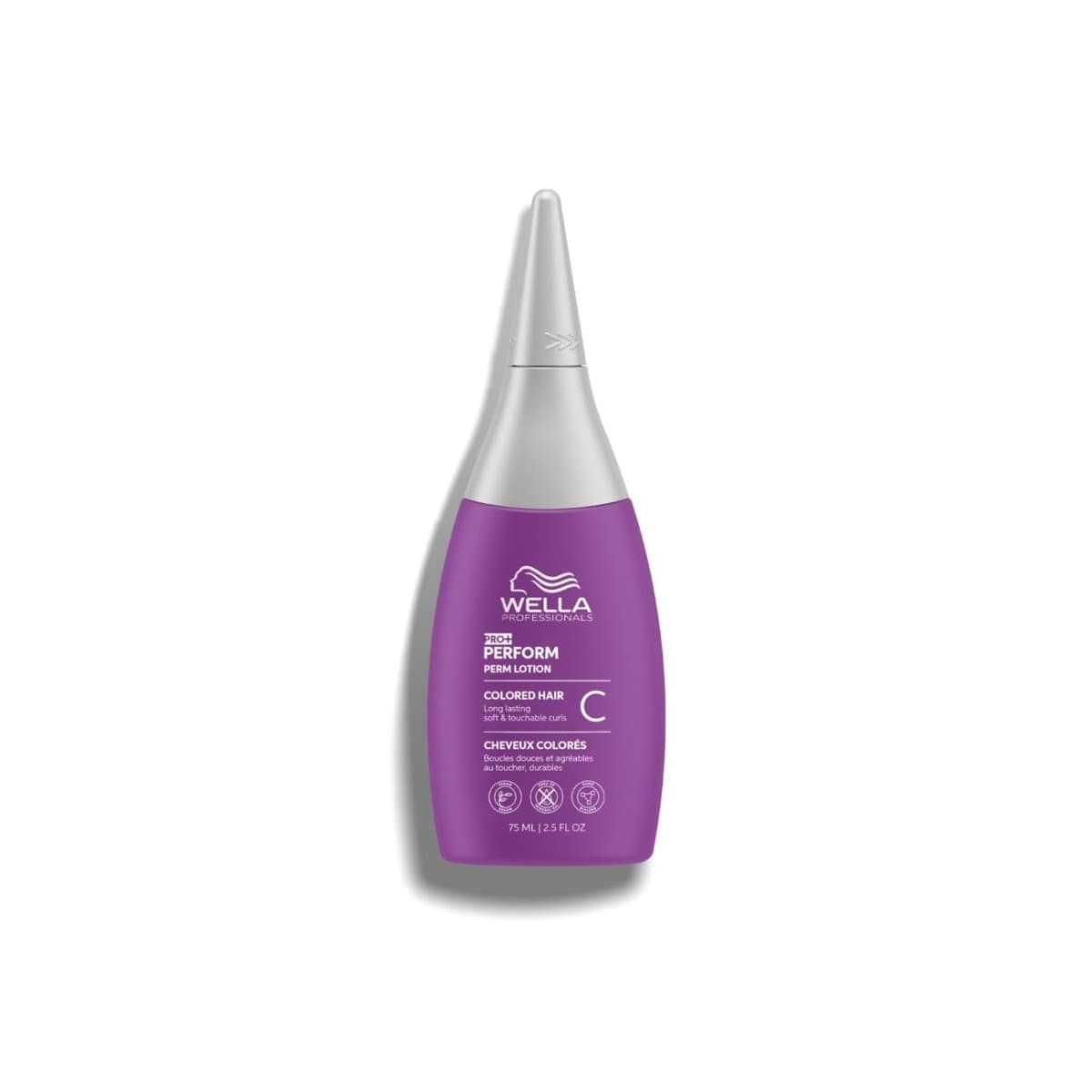 Wella Perform Pro+ Perm Lotion C, płyn do trwałej, trwała ondulacja do włosów farbowanych