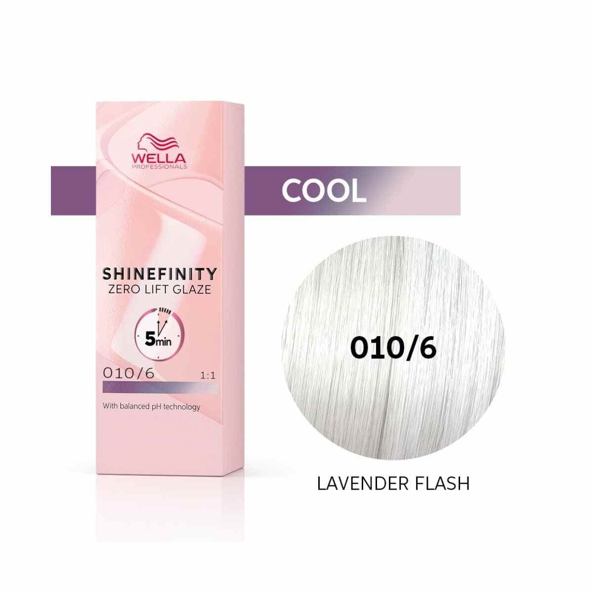 Wella Shinefinity Warm Zero Lift Glaze, farba półtrwała do włosów, 010/6