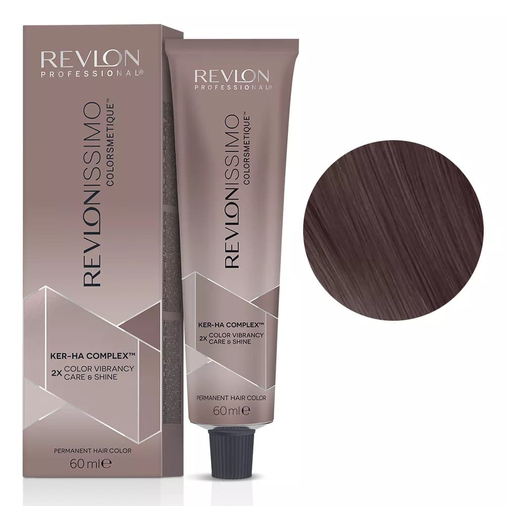 Revlon Revlonissimo Colorsmetique High Coverage, farba do włosów, 4.25