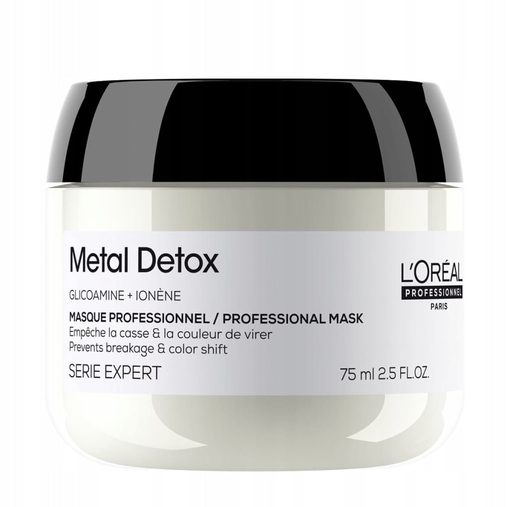 Loreal Metal Detox Mini, maska po koloryzacji oraz dekoloryzacji z glikoaminą