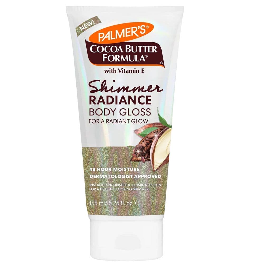 Palmers Cocoa Butter Formula, balsam rozświetlający z drobinkami z formułą masła kakowego