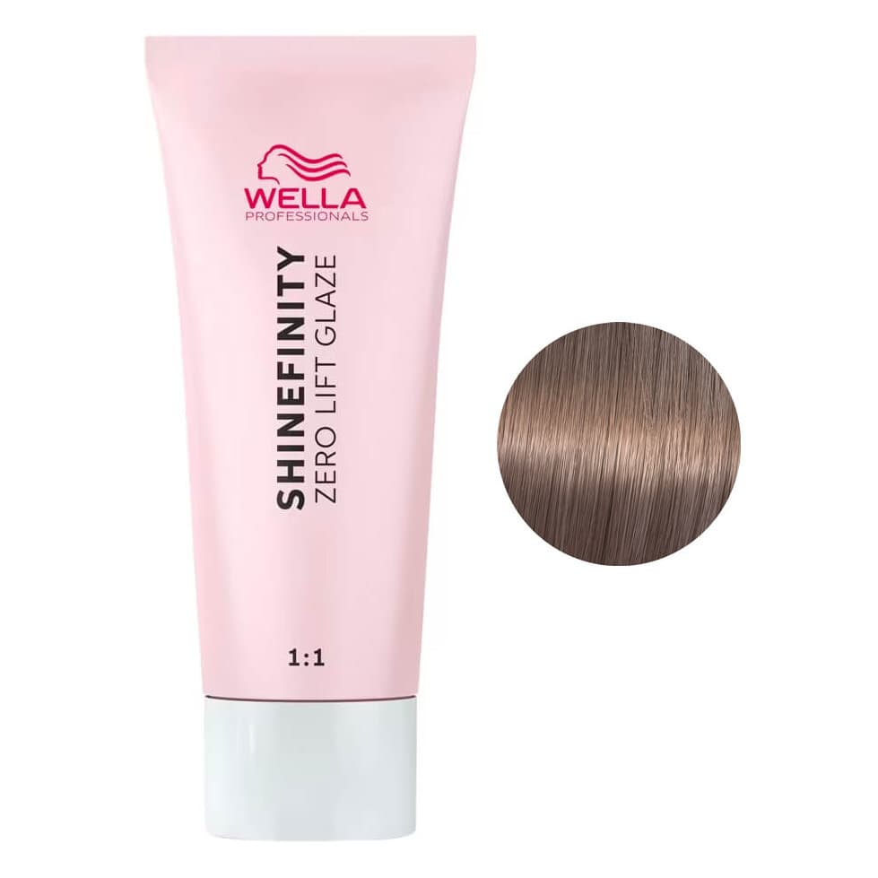 Wella Shinefinity Zero Lift Glaze, farba półtrwała do włosów, 05/37 brown