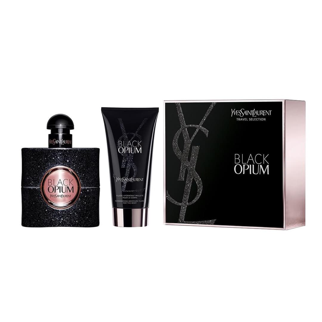 Black Opium Pour Femme zestaw woda perfumowana spray + balsam do ciała (W)