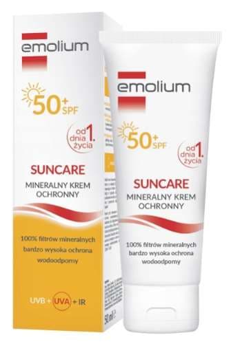 EMOLIUM Suncare SPF 50+ Mineralny Krem ochronny
