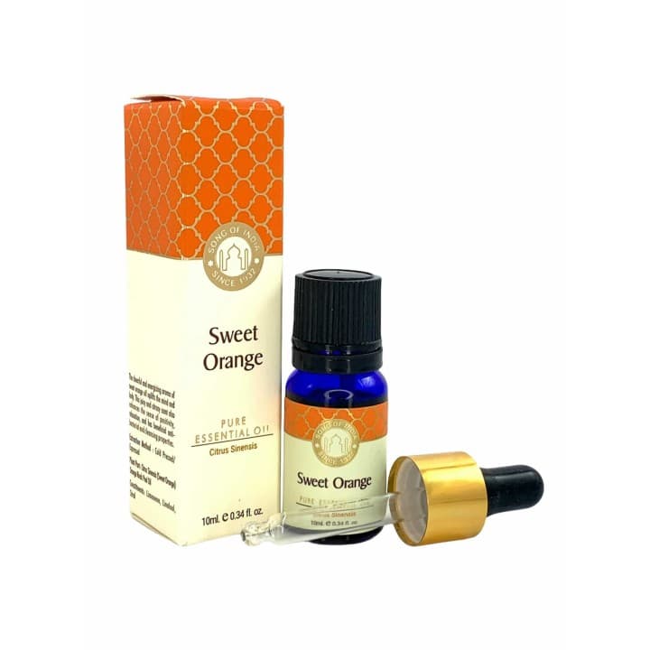 Olejek eteryczny z aplikatorem Słodka Pomarańcza (Citrus sinensis) Luxurious Veda Song of India