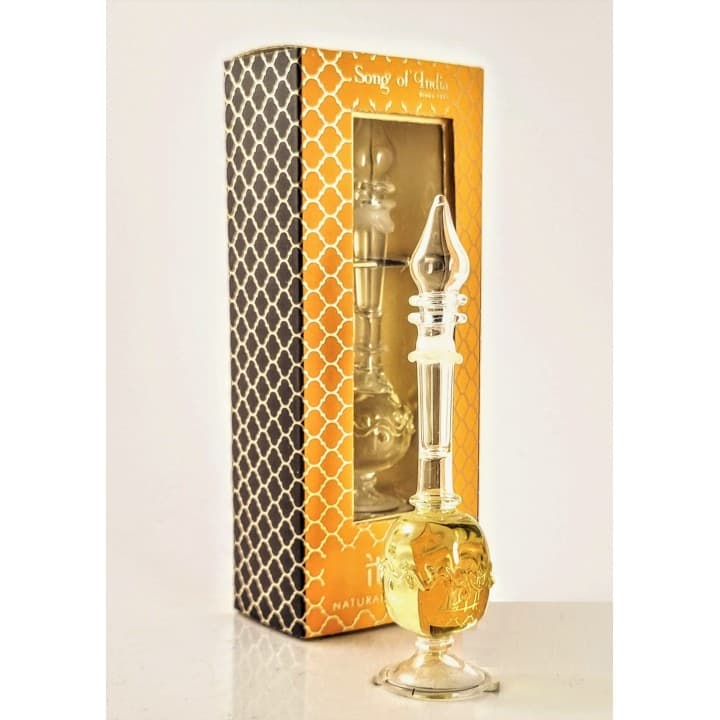 Perfumy w ręcznie robionej karafce - Drzewo Sandałowe & Wetiwera -. Luxurious Veda, Song of India