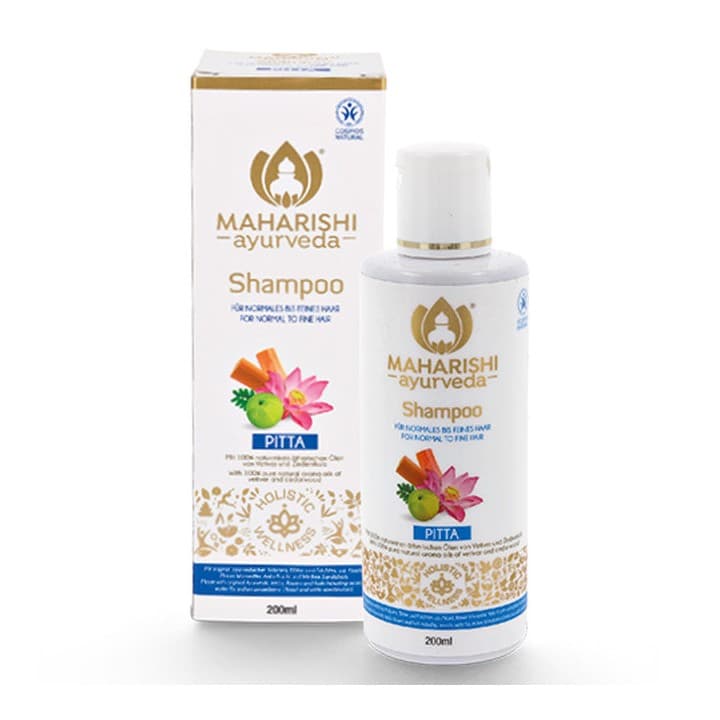 Ziołowy szampon do włosów cienkich i delikatnych Pitta PREMIUM Maharishi Ayurveda(BDIH)