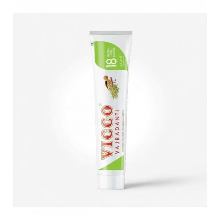 Pasta do Zębów z koprem włoskim Saunf Vicco Vajradanti