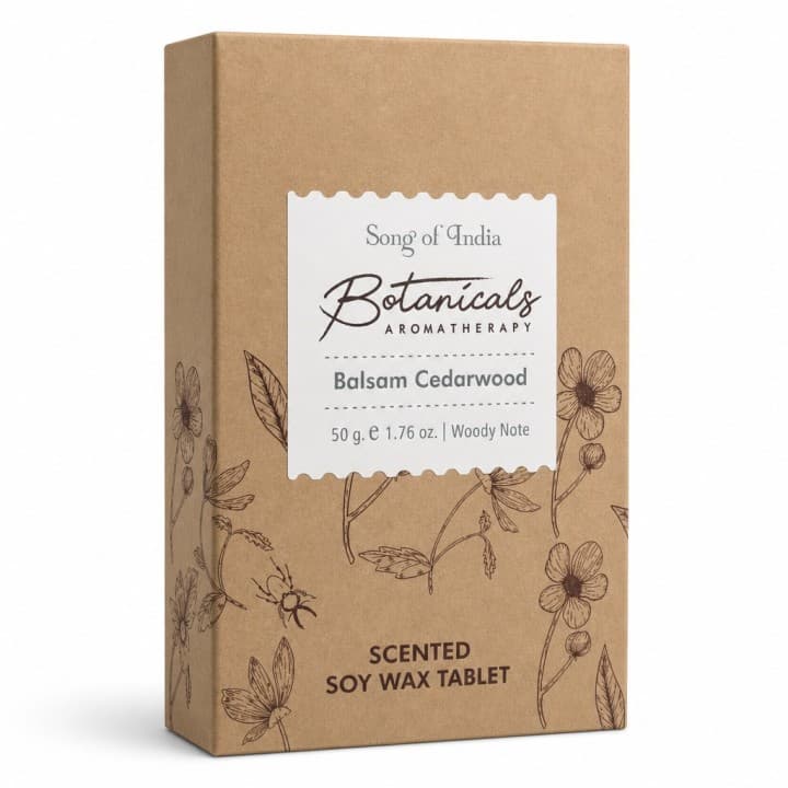 Tabliczka Zapachowa z Wosku Sojowego Balsam Cedr BOTANICAL