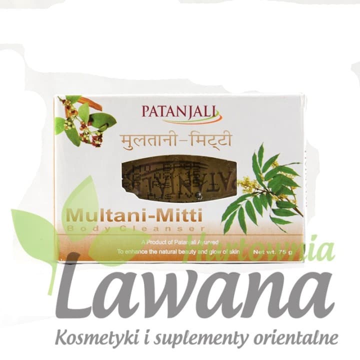 Ajuwerdyjskie mydło z glinką Multani Mitti PATANJALI każdy typ skóry