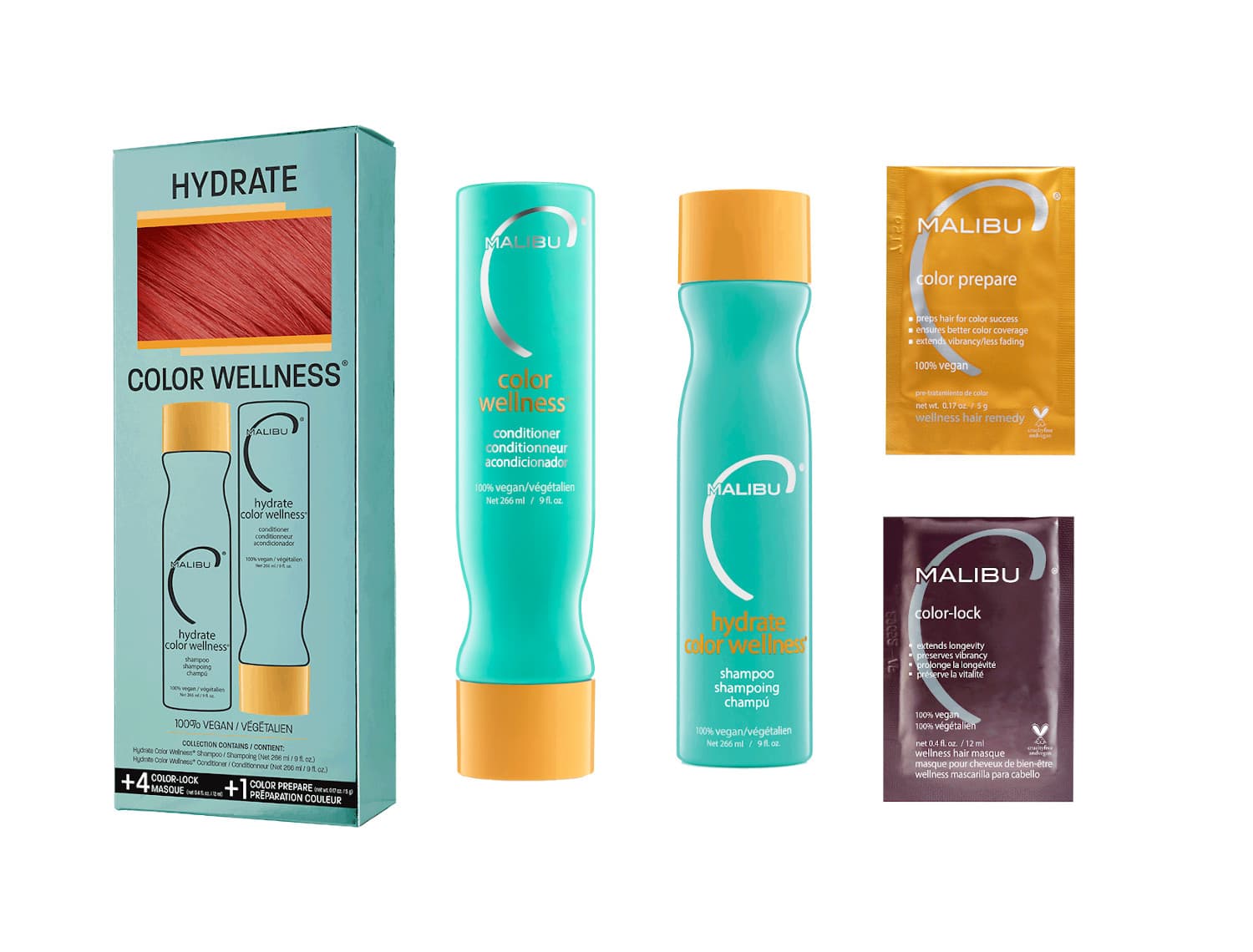 HYDRATE COLOR WELLNESS COLLECTION Kompleksowy zestaw do pielęgnacji włosów farbowanych