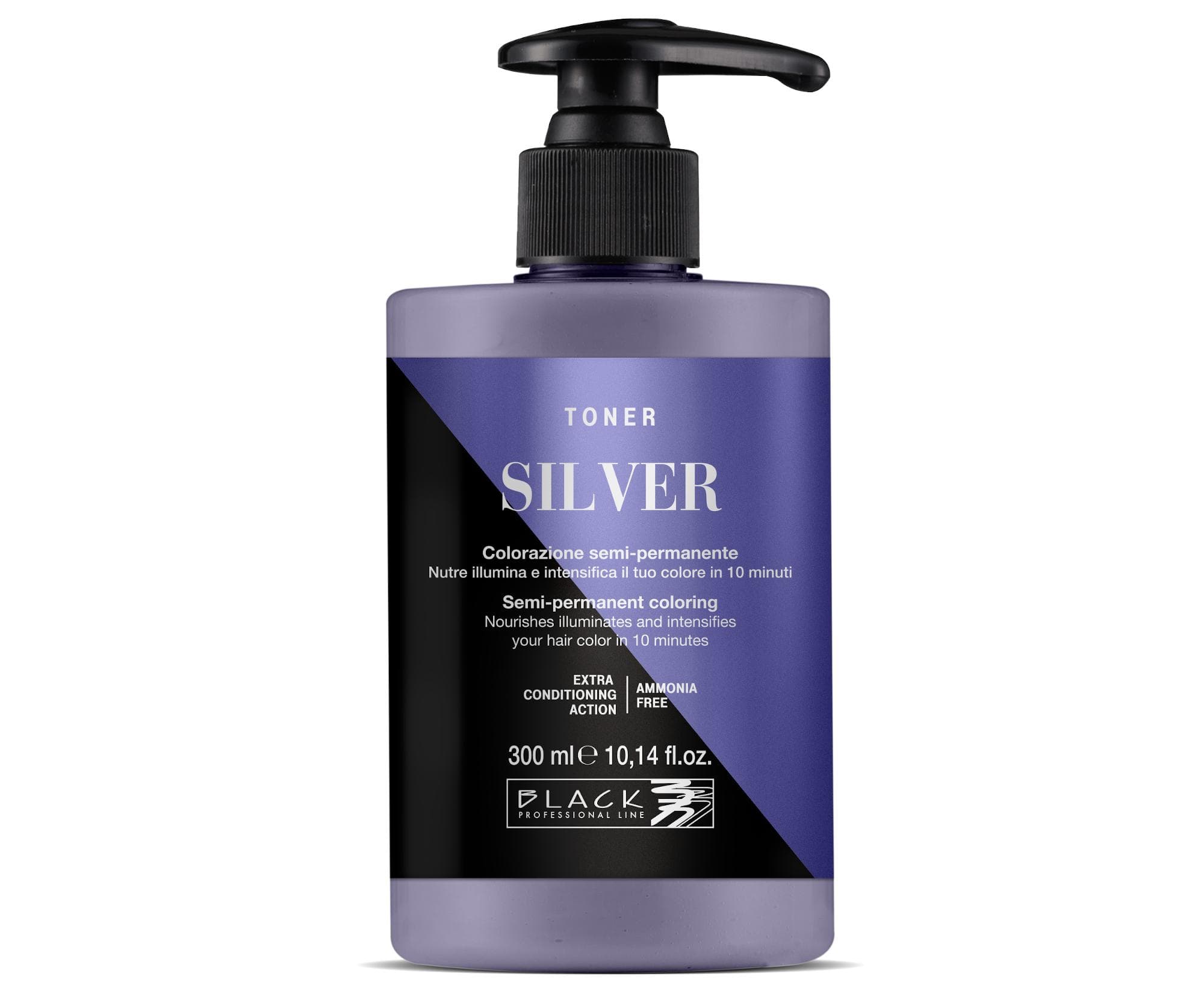 Toner koloryzujący do włosów Black Professional Crazy Toner Silver - neutralizujący żółte tony