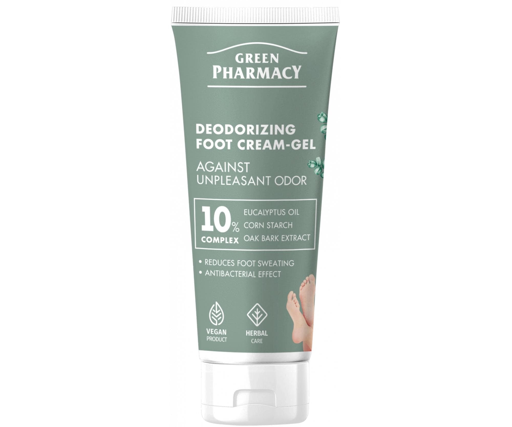Foot Care Deodorizing Foot Cream-Gel Against Unpleasant Odor krem w żelu do nóg