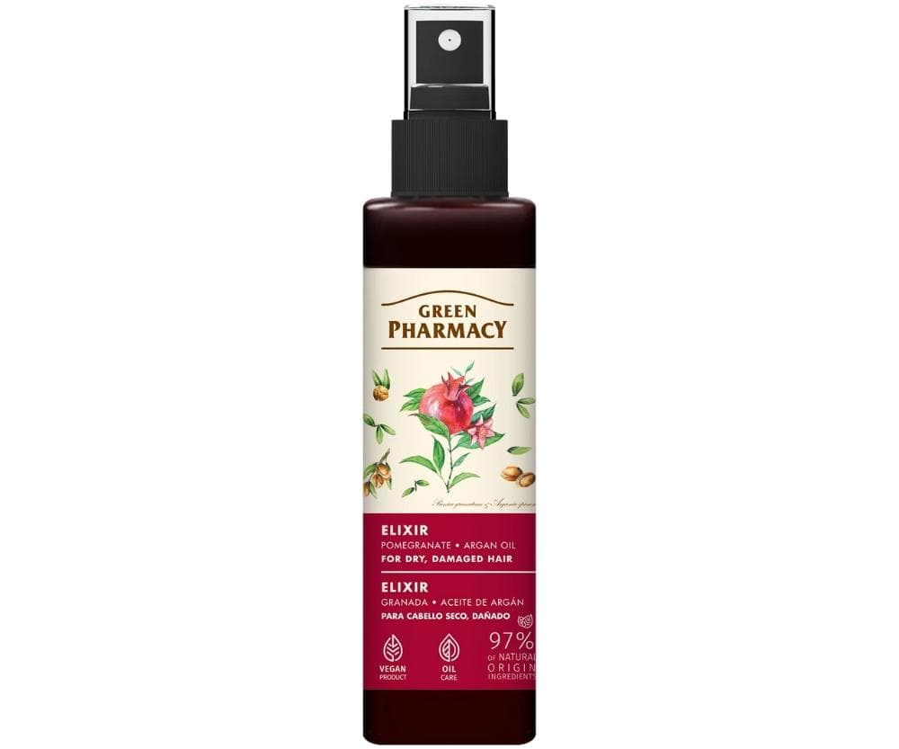 Argan Oil & Pomegranate Elixir eliksir bez spłukiwania do włosów słabych i zniszczonych